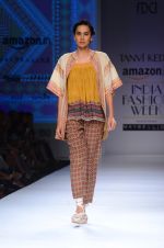 Model walk the ramp for Tanvi Kedia show on day 2 of Amazon india fashion week on 8th Oct 2015